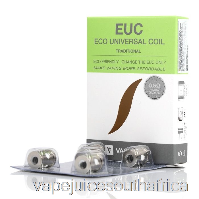 Vape Juice South Africa Vaporesso Euc Replacement Coils 0.5Ohm Traditional Euc Clapton